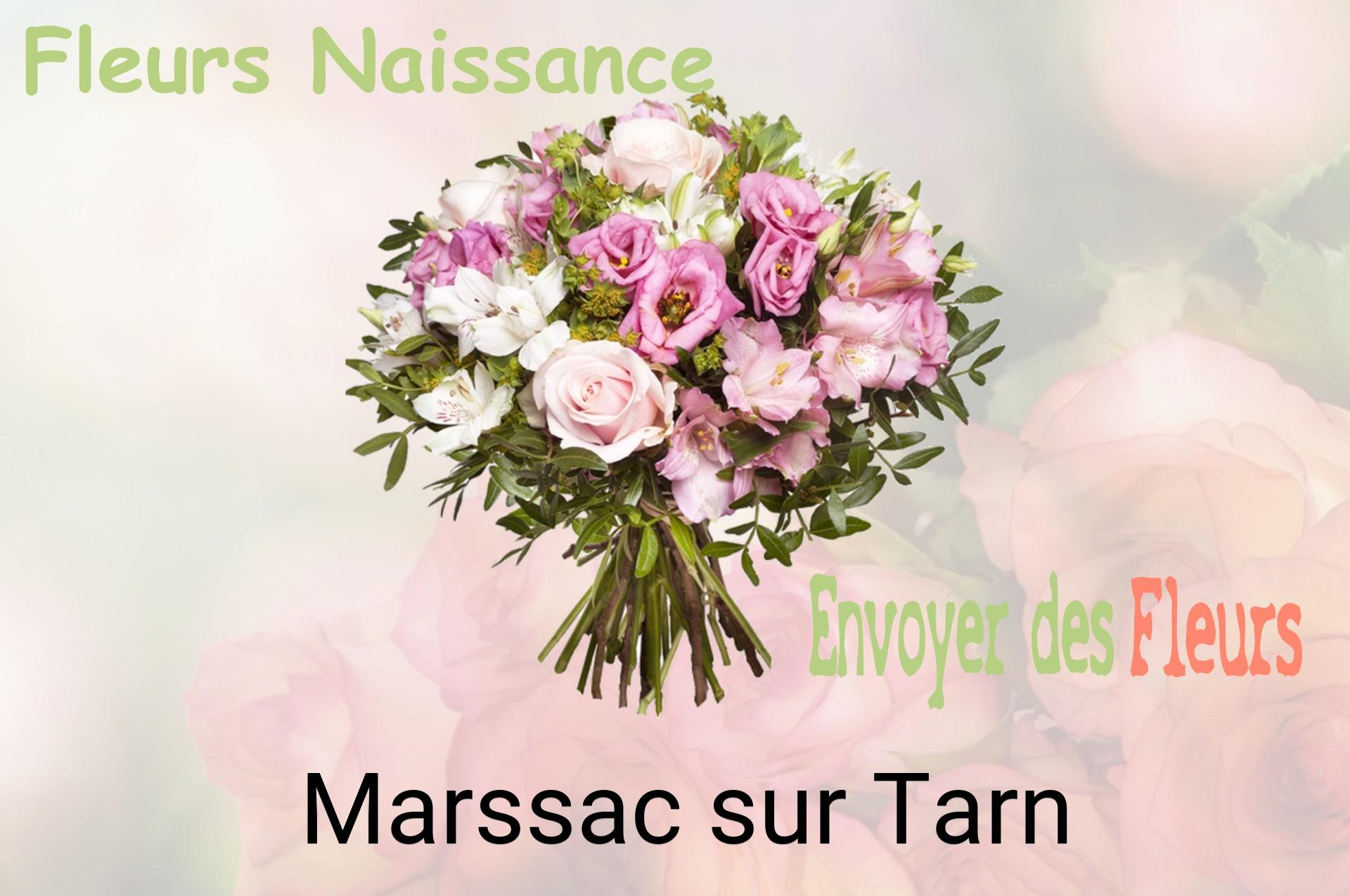Bouquet de fleurs de naissance livré à Marssac-sur-Tarn