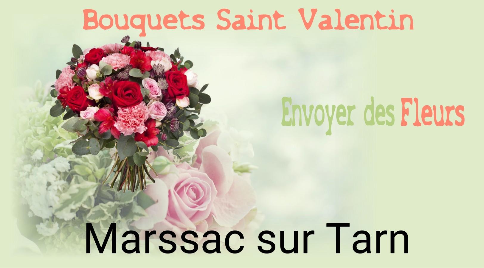 Roses de Saint-Valentin livrées à Marssac-sur-Tarn